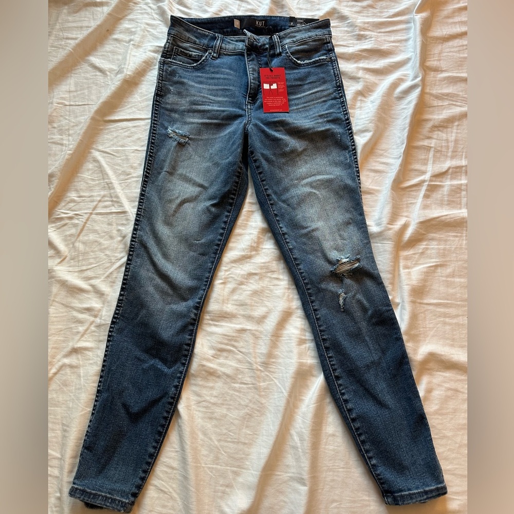 Kut from the cloth ankle skinny jeans